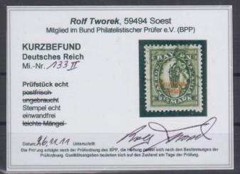 133 - Deutsches Reich Infla Nr. 133 II 