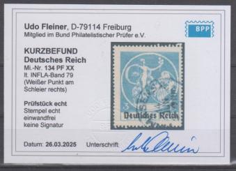 134 - Deutsches Reich Infla Nr. 134 XX 