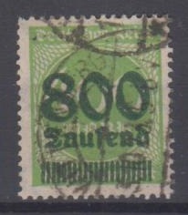 306 - Deutsches Reich Infla Nr. 306 A 