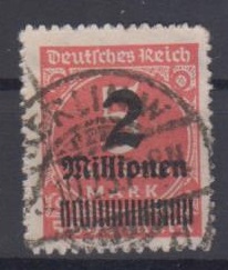 312 - Deutsches Reich Infla Nr. 312 B 