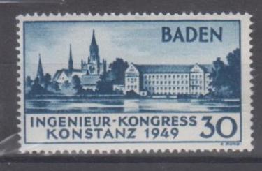 46 - Frz. Zone Baden Nr. 46 I 