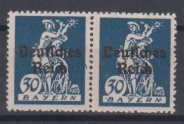 123 - Deutsches reich Bayernabaschied Nr. 123 I 
