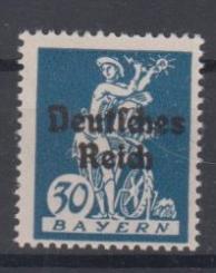 123 - Deutsches Reich Bayernabaschied Nr. 123 I 