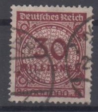 320 - Deutsches Reich Infla Nr. 320 A W 