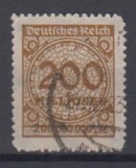 323 - Deutsches Reich Infla Nr. 323 B P 