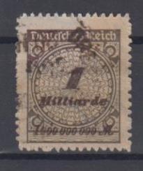 325 - Deutsches Reich Infla Nr. 325 B P 