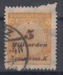 327 - Deutsches Reich Infla Nr. 327 B 