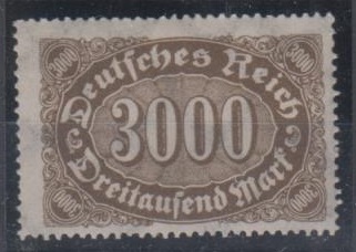 254 - Deutsches Reich Infla Nr. 254 a 