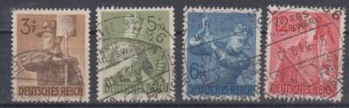 850 - Deutsches Reich Nr. 850 - 853 
