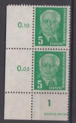 322 - DDR Pieck Nr. 322 a WZ 2XII 