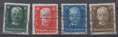 403 - Deutsches Reich Nothilfe Nr. 403 - 406 