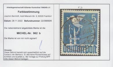 962 - Alliierte Besetzung Nr. 962 b 