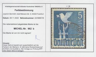 962 - Alliierte Besetzung Nr. 962 b 