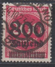 303 - Deutsches Reich Infla Nr. 303 A 