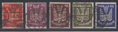 263 - Deutsches Reich Infla Flugpost Nr. 263 - 267 