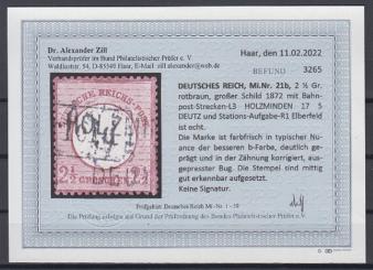 21 - Deutsches Reich Brustschilde Nr. 21 b 