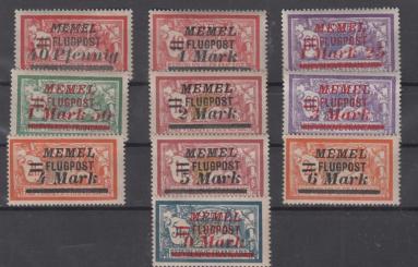 098 - Memel Flugpost Nr. 98 - 107 