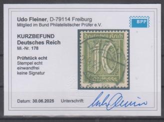 178 - Deutsches Reich Infla Nr. 178 