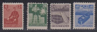 43 - Deutsche Lokalausgaben Grossräschen Nr. 43-46 