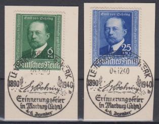 760 - Deutsches Reich Behring Nr. 760 + 761 