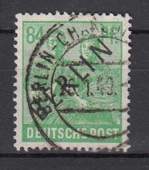 016 - Berlin Nr. 16 84 Pfg Schwarzaufdruck 