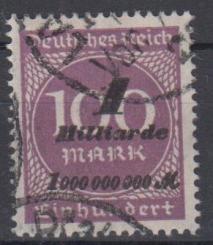 331 - Deutsches Reich Infla Nr. 331 b 