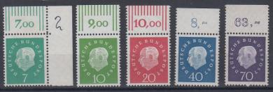 0302 - Bund Heuß 3 Nr. 302 - 306 OR 