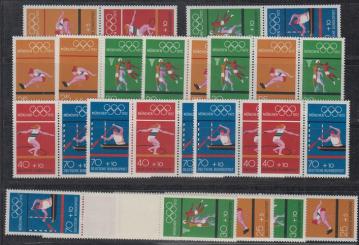 0734 - Bund Olympiazusammendrucke 