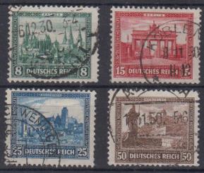 450 - Deutsches Reich Nothilfe Nr. 450 - 453 