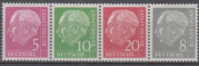 0179 - Bund Heuß-Zusammendruck W22 X 