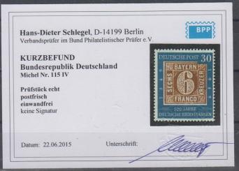 0115 - Bund Nr. 115 IV 
