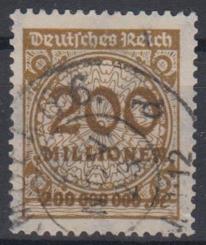 323 - Deutsches Reich Infla Nr. 323 Pb HT 