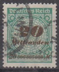 329 - Deutsches Reich Infla Nr. 329 AP HT 