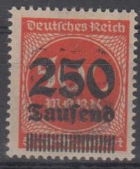 296 - Deutsches Reich Infla Nr. 296 DD 