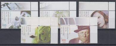 2218 - Bund Wohlfahrt 2001 Nr. 2218 A - 2222 A 