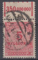 317 - Deutsches Reich Infla Nr. 317 A W OR 