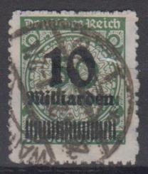 336 - Deutsches Reich Infla Nr. 336 B 