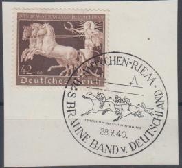 747 - Deutsches Reich Braunes Band Nr. 747 