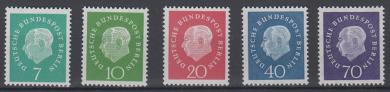 182 - Berlin Heuß Nr. 182-186 