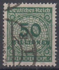 321 - Deutsches Reich Infla Nr. 321 Wb 