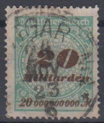 329 - Deutsches Reich Infla Nr. 329 A P PE 