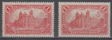 113 - Deutsches Reich A113 a + b 