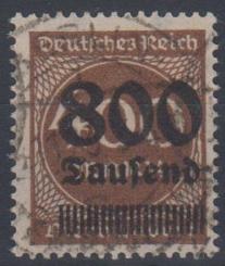 305 - Deutsches Reich Infla Nr. 305 A 