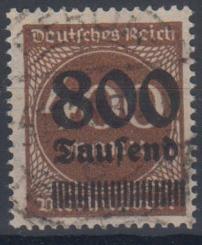 305 - Deutsches Reich Infla Nr. 305 A 