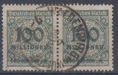 322 - Deutsches Reich Infla Nr. 322 AP PE 