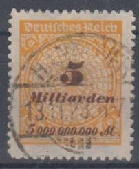 327 - Deutsches Reich Infla Nr. 327 B 