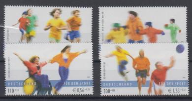2165 - Bund Für den Sport 2001 Nr. 2165 - 2168 