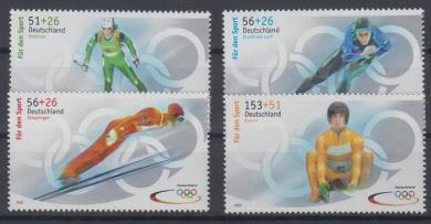 2237 - Bund Für den Sport 2002 Nr. 2237 - 2240 