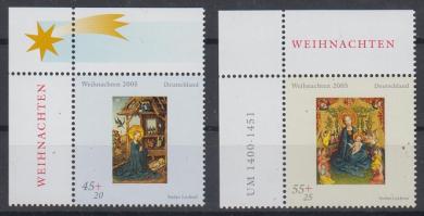 2492 - Bund Weihnachten 2005 Nr. 2492 + 2493 