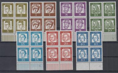 0347 - Bund Bedeutende Deutsche Nr.347x - 355x 